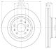 HELLA Bremsscheibe 8DD 355 120-251