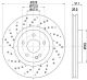 HELLA Bremsscheibe 8DD 355 120-351