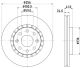 HELLA Bremsscheibe 8DD 355 134-251