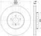 HELLA Bremsscheibe 8DD 355 120-691