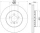HELLA Bremsscheibe 8DD 355 120-751