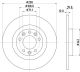 HELLA Bremsscheibe 8DD 355 120-421