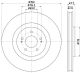HELLA Bremsscheibe 8DD 355 122-321
