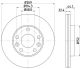 HELLA Bremsscheibe 8DD 355 122-431