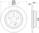 HELLA Bremsscheibe 8DD 355 122-441