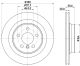 HELLA Bremsscheibe 8DD 355 122-631