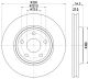 HELLA Bremsscheibe 8DD 355 122-681