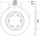 HELLA Bremsscheibe 8DD 355 122-831