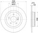HELLA Bremsscheibe 8DD 355 122-871