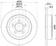 HELLA Bremsscheibe 8DD 355 122-941