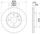 HELLA Bremsscheibe 8DD 355 123-121
