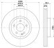 HELLA Bremsscheibe 8DD 355 123-501