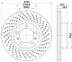 HELLA Bremsscheibe 8DD 355 125-031