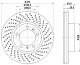 HELLA Bremsscheibe 8DD 355 125-061