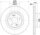 HELLA Bremsscheibe 8DD 355 125-121