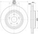 HELLA Bremsscheibe 8DD 355 125-141