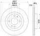 HELLA Bremsscheibe 8DD 355 125-241