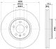 HELLA Bremsscheibe 8DD 355 125-181