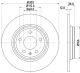 HELLA Bremsscheibe 8DD 355 125-191