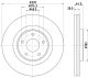 HELLA Bremsscheibe 8DD 355 125-341