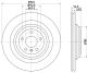 HELLA Bremsscheibe 8DD 355 126-311
