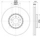 HELLA Bremsscheibe 8DD 355 125-581
