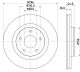 HELLA Bremsscheibe 8DD 355 125-521