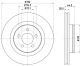 HELLA Bremsscheibe 8DD 355 125-441