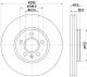 HELLA Bremsscheibe 8DD 355 125-481