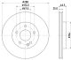 HELLA Bremsscheibe 8DD 355 125-541