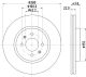 HELLA Bremsscheibe 8DD 355 125-501