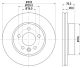HELLA Bremsscheibe 8DD 355 125-561