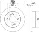 HELLA Bremsscheibe 8DD 355 126-491