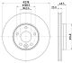 HELLA Bremsscheibe 8DD 355 126-561