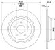 HELLA Bremsscheibe 8DD 355 126-571
