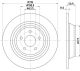 HELLA Bremsscheibe 8DD 355 126-581