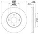 HELLA Bremsscheibe 8DD 355 126-601