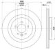 HELLA Bremsscheibe 8DD 355 126-641