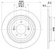 HELLA Bremsscheibe 8DD 355 126-681
