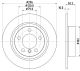 HELLA Bremsscheibe 8DD 355 126-741