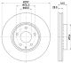HELLA Bremsscheibe 8DD 355 126-981