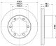 HELLA Bremsscheibe 8DD 355 129-991