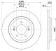 HELLA Bremsscheibe 8DD 355 131-381