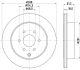 HELLA Bremsscheibe 8DD 355 131-391