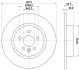 HELLA Bremsscheibe 8DD 355 131-851