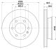 HELLA Bremsscheibe 8DD 355 131-891