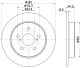 HELLA Bremsscheibe 8DD 355 132-401