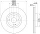 HELLA Bremsscheibe 8DD 355 131-921