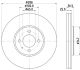 HELLA Bremsscheibe 8DD 355 131-991