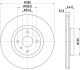 HELLA Bremsscheibe 8DD 355 132-111